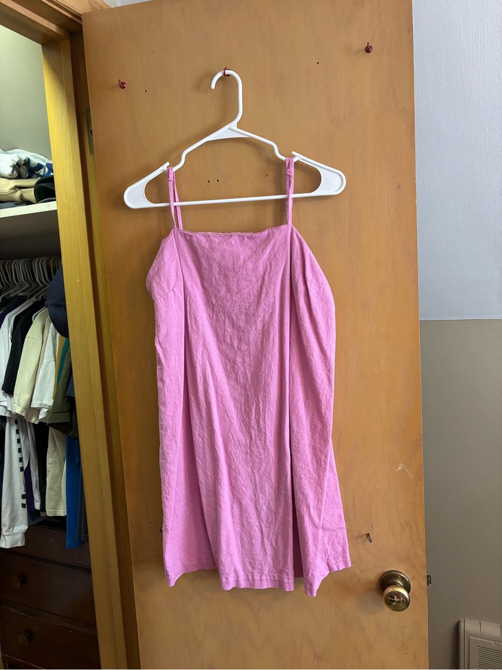 a new day Pink Spaghetti Strap Mini Dress